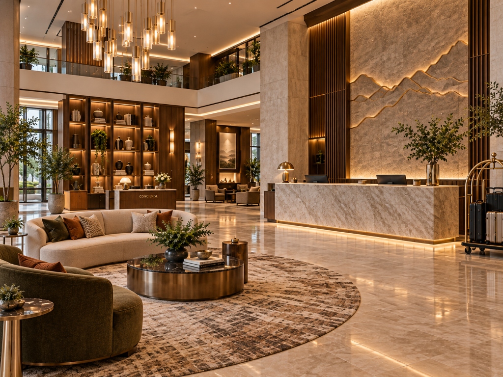 Recepcion / Lobby de Hotel Moderno V1 - View 2