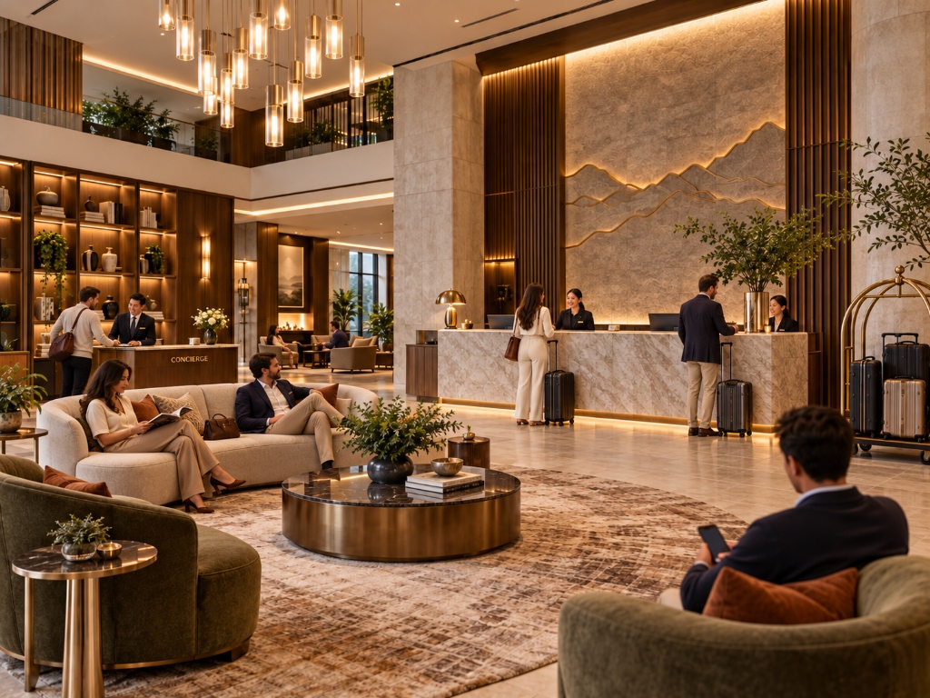 Recepcion / Lobby de Hotel Moderno V1 - View 4