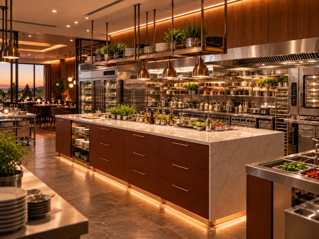 Cocina / Backoffice Gastronomico Moderno V1 - View 1