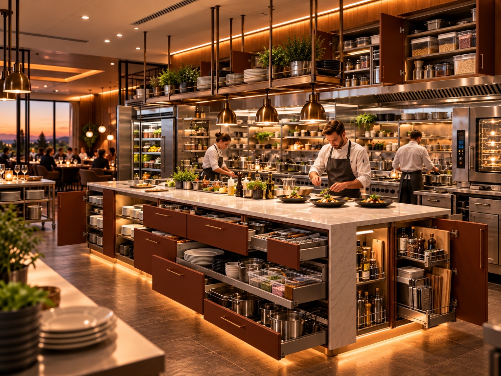 Cocina / Backoffice Gastronomico Moderno V1 - View 3